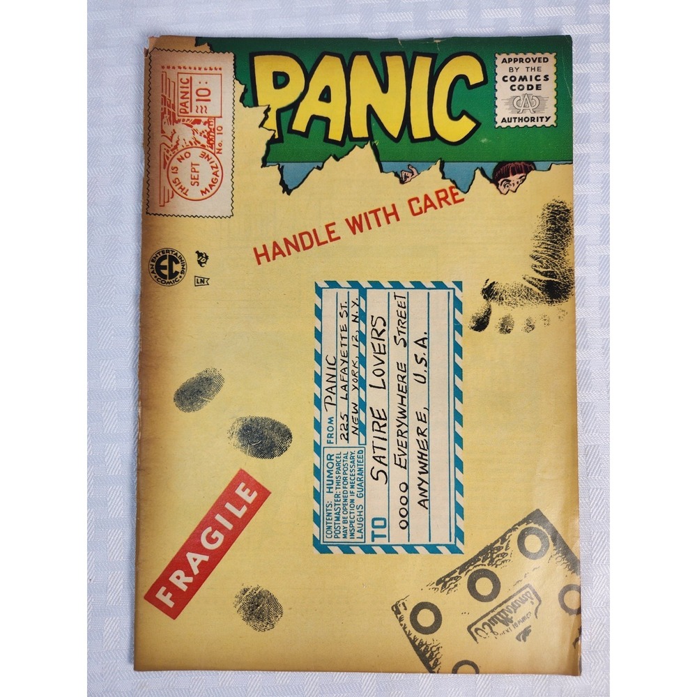 Panic  #10, EC 1955‎ Comic Book VG